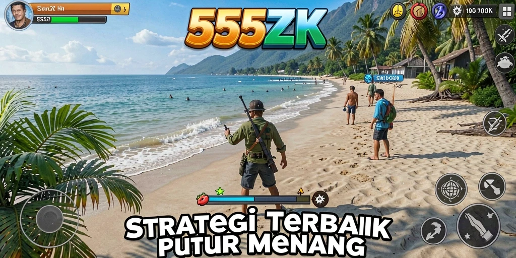 Tampilan menarik dari gameplay 555ZK yang penuh strategi.