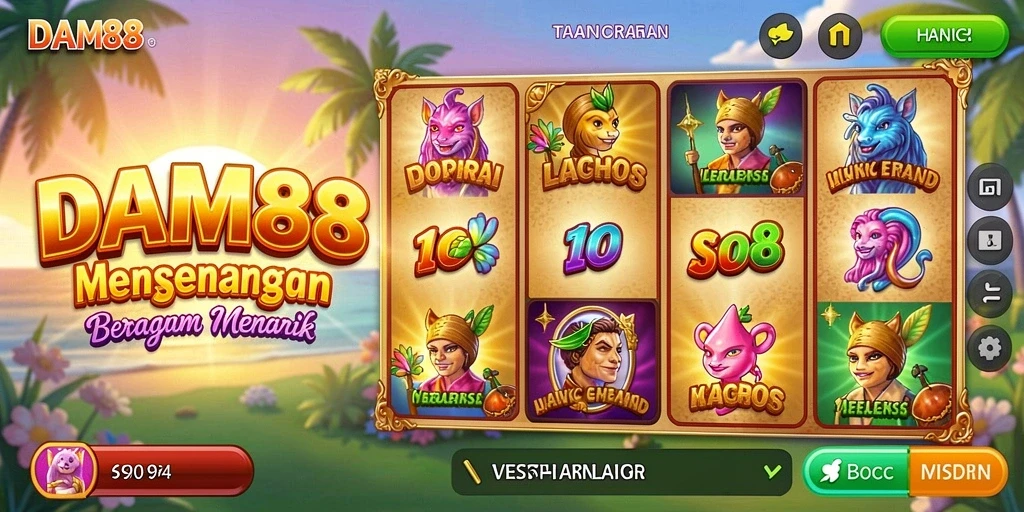 Gameplay <strong>DAM88</strong> yang penuh warna dan seru.