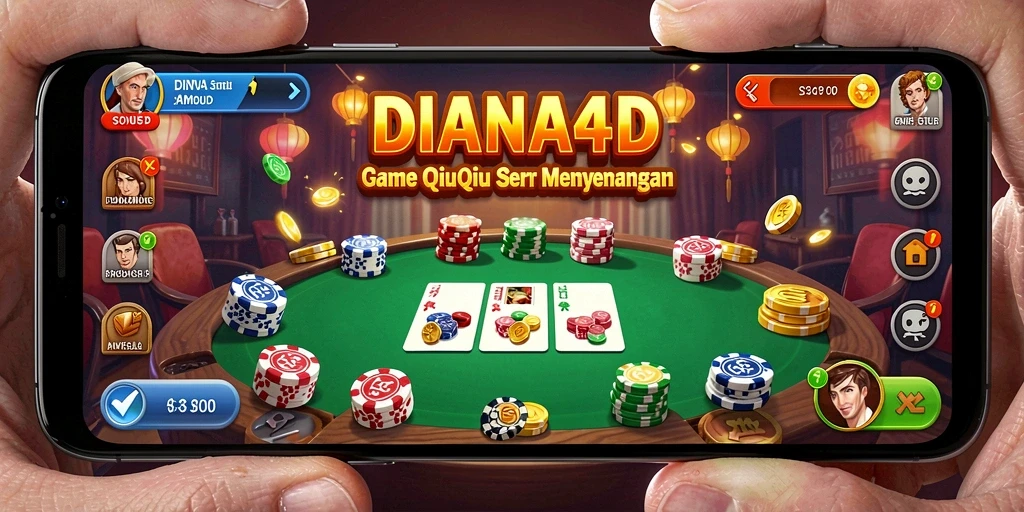 Tampilan menarik dari gameplay QiuQiu DIANA4D.