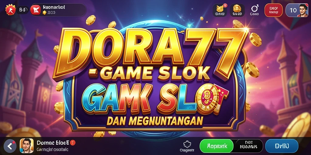 Screenshot DORA77 menampilkan gameplay slot yang seru dan mendebarkan.