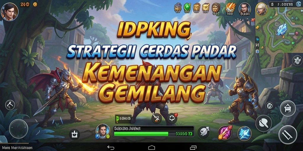 Screenshot IDPKING menampilkan strategi pertempuran yang menegangkan.
