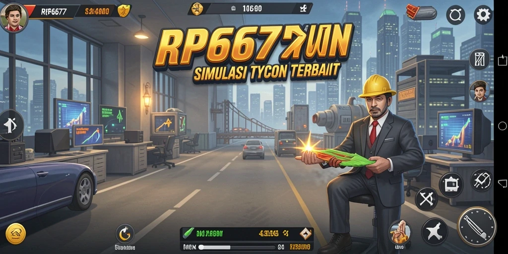 Screenshot RP6677 menunjukkan interaksi gameplay Tycoon yang seru.