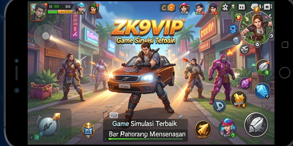 Grafik menakjubkan dalam gameplay ZK9VIP yang seru.